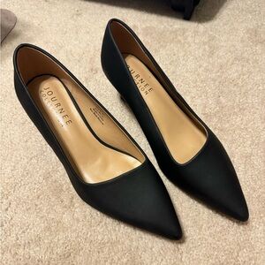 Journey Collection Mini Heels in Black